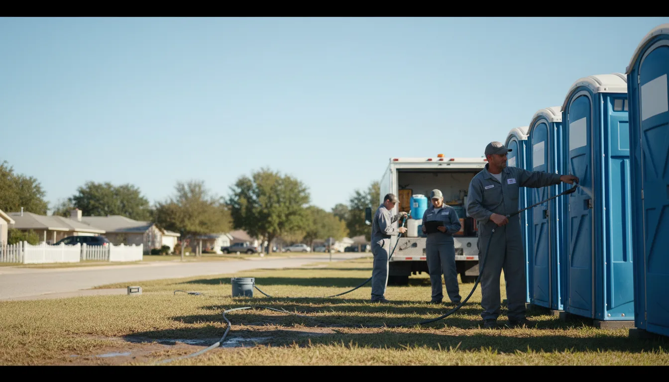 Long-Term Portable Toilet Rental in Farnsworth, TX near me